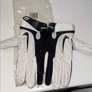 Nike Black and White “Superbad” Athletic Gloves